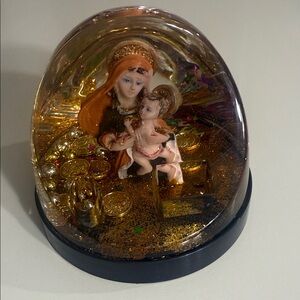 Gold and Black Religious Art Dome